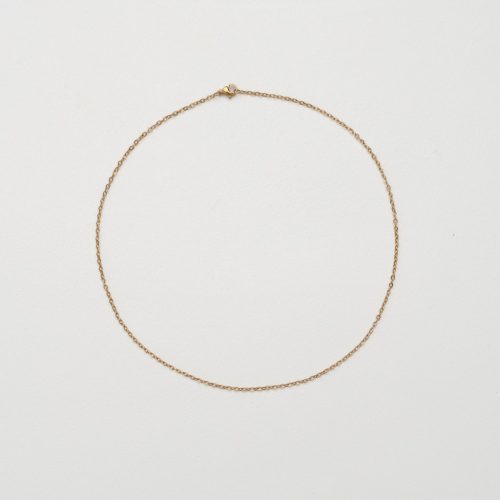 Simplicity nyaklánc - aranyozott nemesacél